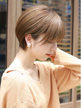 セピアージュ アン(hair beauty clinic salon Sepiage un)の写真/ショートヘアにこだわりのあるスタッフが在籍◇お手入れが簡単でお洒落を楽しめるスタイルをご提案します♪