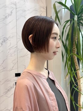 クリアーオブヘアー 一社店(clear OF HAIR) ミニボブオレンジカラー / momoka