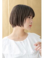 カバーヘアアンドスパ ブリス 浦和(COVER HAIR&SPA bliss) オリーブベージュ小顔補正カットショートボブ311X浦和20代30代