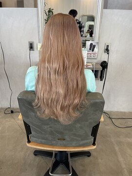 シェル 津山の手店(shel) 20代30代大人可愛いダブルカラーミルクティーベージュ透明感