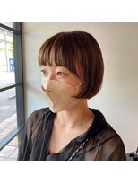 スーリール 高城店(Sourire) ミニボブ/前上がりボブ/切りっぱなし/sourire高城/フルバング