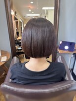 ピース 高塚店&nbsp;髪質改善カラー/ショートボブ／ショートヘアー／50代／40代