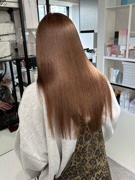 ベレーザ 渋谷(BELEZA) 10991ミルクティーベージュ髪質改善ストレートマロンベージュ