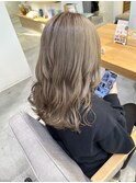 大人可愛い20代30代40代小顔 ハイトーンベージュ