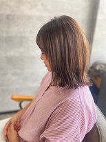 ソイクフ(SOY KUFU)&nbsp;20代30代40代◎大人可愛い小顔に見せるヘアワンレンネビージュ