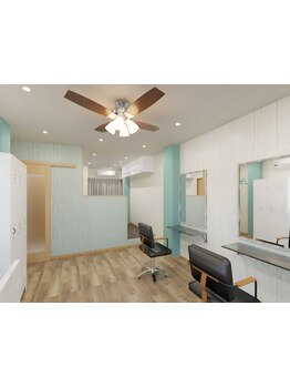 1人サロンなので大型店が苦手な方も安心のプライベート空間♪カウンセリング重視で似合う髪型が見つかる！