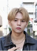 韓国風ナチュラルセンターパートコンマヘアニュアンスパーマ