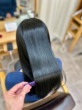 バブー バイ ビューティービースト アカデミー 福岡店(ba-boo) 髪質改善ストレート/黒髪/ロングスタイル