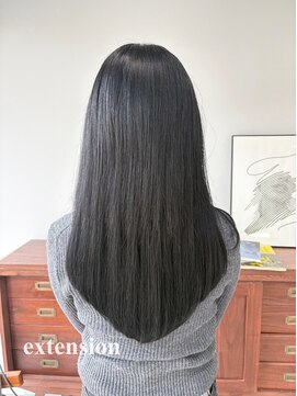 ヘアー アイス 御器所本店(HAIR ICI) 20代30代夏トレンド◎暗髪シールエクステロングヘアレイヤー