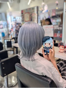 トーキョー オタクヘアー(TOKYO OTAKU HAIR) あくねこ フルーレ/推しカラー/アイスブルー/水色/青