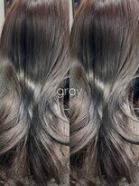 ジーナ 梅田(Zina)&nbsp;透明感/グレージュカラー/ベージュ/ダブルカラー/kyoka