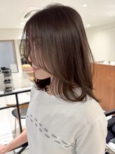 ジルブラン 千葉(JIL BLAN) オリーブカラー×顔まわりレイヤー