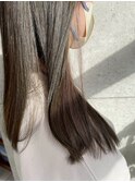 髪質改善/顔周りレイヤーカット/グレージュ[千葉/千葉駅]