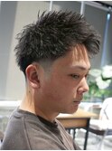 MEN'S/テーパーフェード×ツイストジェット/短髪フェード