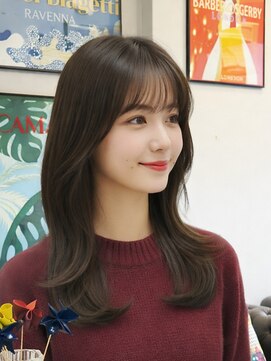 ノア(no_a) 【四条烏丸】顔周りレイヤー×髪質改善トリートメント