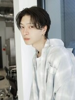 ロウ 銀座(RAW)&nbsp;アンニュイパーマセンターパート　毛流れセンターパート　銀座