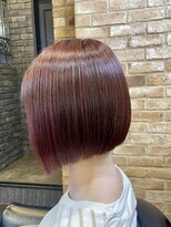 モナン 海老名(Monan)&nbsp;ピンクボブ ボブヘア  スリークボブ ブリーチなし