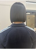 縮毛矯正ボブ×縮毛矯正×ボブ×タッセルボブ