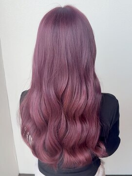 サラジュ 仁川店(SARAJU) 【Wカラー特化】森山担当 ブリーチなし×ボルドーパープル
