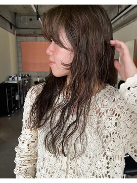 ロールアップスリーブス(ROLL UP SLEEVES) medium perm / olive brown
