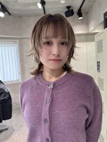 パーク(PAAQ)&nbsp;ダブルカラー＆ブリーチレイヤーカットローライトミックスカラー
