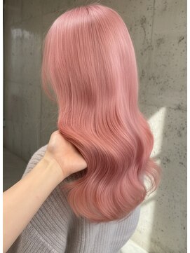 プネル 渋谷(PUNEL) 原宿 コーラルピンク ピンクミルクティー レイヤーミディアム