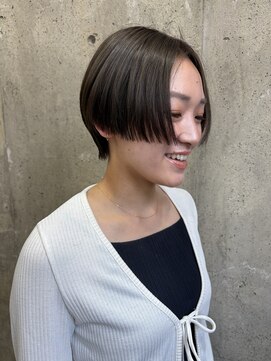 イデア(idea) 【モード/小顔】ラインショート/ハンサムショート/黒髪/日比野