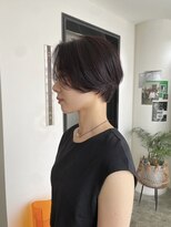エイチ(H)&nbsp;ミディアムヘアボブハンサムショートハイライトミニボブショート