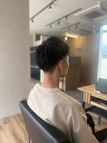 イロ バイ マグ 飯田店(IRO by mag)&nbsp;爽やかアップバングショート×ツーブロック好印象ヘア