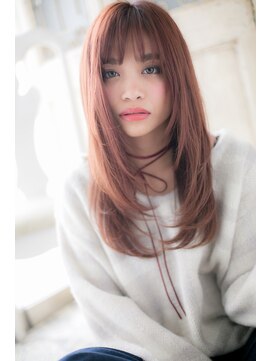 モッズ ヘア 福岡姪浜店(mod's hair) ガーリーピンクのカジュアルロングb