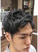 アップバングショート