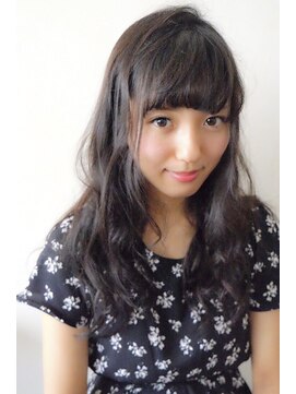 カメリア 三鷹(Camellia) 愛されシースルーバング☆ニュアンスウェーブ