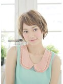 ショート　ゆるふわニュアンスヘアー