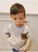 ソフトモヒカンの子供ツーブロック☆
