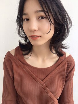 アリスバイアフロート 自由が丘(ALICe by AFLOAT) 「アフロート鎌倉」ネオウルフ外ハネくびれミディ