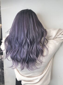 トルネード(TORNADO) 外国人風NY系派手髪　ハイトーンカラー　ラベンダーカラー☆