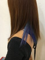 セシルヘアー 北24条店 札幌(Cecil hair)&nbsp;インナーカラー×ブルー