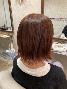 ユッカ エコル 塚口(YUCCA ekolu) ekolu style 378/ローズピンク/プツッとボブ/外ハネ