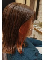 カムバイネオリーブ 溝の口店(Cam by neolive)&nbsp;【溝の口美容室　cam by neoliveインナーカラーオレンジ】