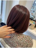 \白髪ぼかしハイライト×ピンクベージュ/