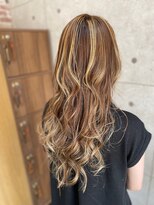 ヘアーサロン クレア(Hair salon Crea)&nbsp;【ミルクティーベージュ×ハイライト】