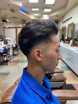 アポロカットステージ 相模大野店 アップバング/ツーブロックマッシュ<理容室>[メンズ/相模大野]