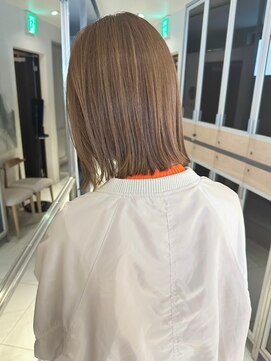 ヘアサロンガリカアオヤマ(hair salon Gallica aoyama) 【坂本拓麻】大人かわいいぱっつんボブ/切りっぱなしボブ<青山>