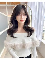 アフロートリノ(AFLOAT Leino) 大人可愛いくびれヘア レイヤーカット 顔まわり2waybang#