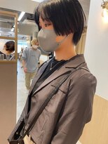 サンド 鹿児島中央(sand)&nbsp;黒髪/グレーベージュ/レイヤーロング/前髪パーマ[鹿児島駅]