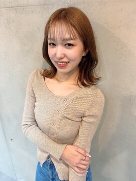 メール(Mer...) くびれミディ/ベージュカラー/大人可愛いヘア