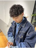 ツイストスパイラル メッシュ ハイライト スパイラルパーマ 眉毛