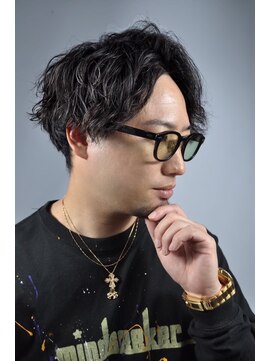 ヒロギンザ 御茶ノ水店(HIRO GINZA) アップバング×パーマ