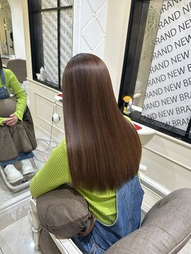 ブランニューイヴ 生駒店(Brand new eve) 小島の髪質改善ストレート