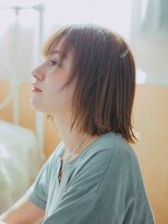 アリウス(ALIUS by posh)&nbsp;【ALIUS 池袋】イエローブロンド×切りっぱなしボブ